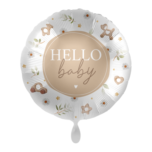 Premioloon Folienballon Hello Baby 43 cm