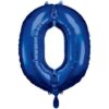 folienballon zahl 0 dunkelblau 86 cm