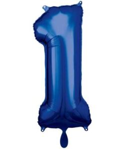 folienballon zahl 1 86 cm