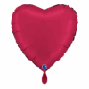 Grabo Folienballon Herz Cherry 46 cm