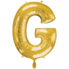 Folienballon Buchstabe G Gold XXL