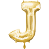 Folienballon Buchstabe J Gold XXL