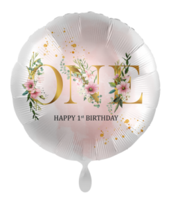 Folienballon ONE Happy Birthday 45 cm