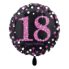 Folienballon 18 Happy Birthday 45 cm