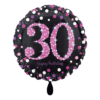 Folienballon 30 Happy Birthday 45 cm