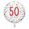 Folienballon 50 Geburtstag 45 cm