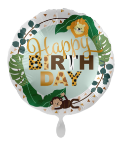 Folienballon Safari Happy Birthday 43 cm