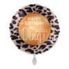 Folienballon Happy Birthday Du Wildes Ding 43 cm