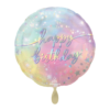 Folienballon Happy Birthday 43 cm