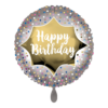 Folienballon Happy Birthday 45 cm
