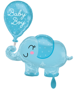 Folienballon Baby Boy Elefant 78 cm