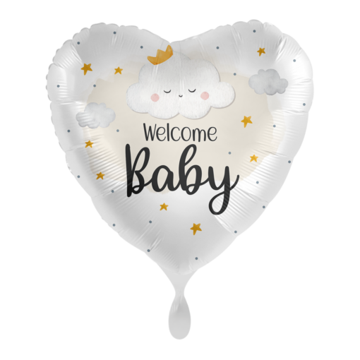 Folienballon Welcome Baby 43 cm