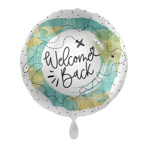 Folienballon Welcome Back 43 cm