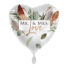 Folienballon Mr & Mrs Love 43 cm