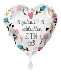 Folienballon In Guten Wie In Schlechten Zeiten 43 cm