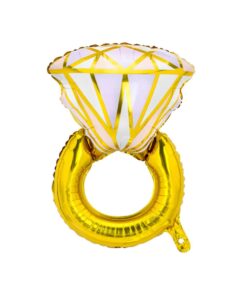 Folienballon Ring Gold 75 cm
