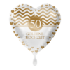 Folienballon Goldene Hochzeit 50 Jahre
