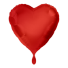 Folienballon Herz Rot 43 cm