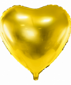 Folienballon Herz Gold 61 cm