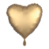 Folienballon Herz Satin Gold 43 cm