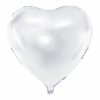 Folienballon Herz Weiß 61 cm