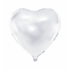 Folienballon Herz Weiß 45 cm