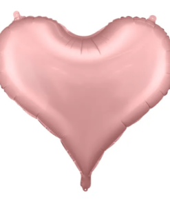 Folienballon Herz Rosa Satin 61 cm