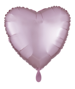 Folienballon Herz Rosa Satin 43 cm