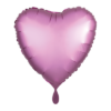 Folienballon Herz Rosa Satin 43 cm