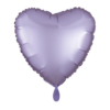 Folienballon Herz Pastel Lila Satin 43 cm