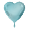 Folienballon Herzu Blau Pastel 43 cm