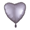 Folienballon Herz Greige Satin 43 cm
