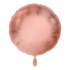 Folienballon Rund Roségold 43 cm