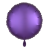 Folienballon Rund Lila Satin 43 cm