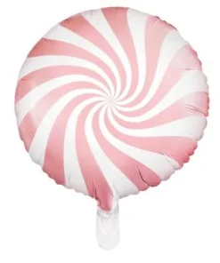 Folienballon Rund Candy Rosa Pastel 35 cm
