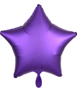 Folienballon Stern Lila Satin 48 cm