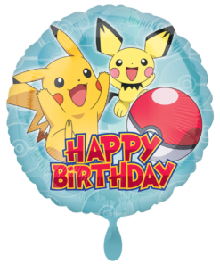 Folienballon Pokemon Pikachu Happy Birthday 43 cm