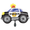 Folienballon Polizei Auto 60 cm