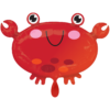 Folienballon Crab 55 cm