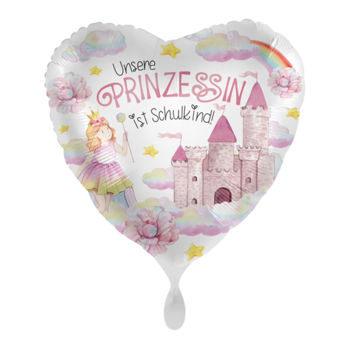 Folienballon Unsere Prinzessin Ist Schulkind 43 cm