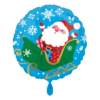 Folienballon Weihnachtsmann 43 cm