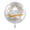 Folienballon Frohes Fest 43 cm