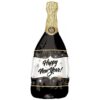 Folienballon Happy New Year Champagner Flasche 91 cm