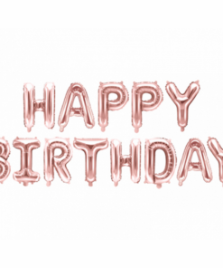 Folienballon Happy Birthday Schriftzug 340 cm