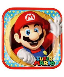 Pappteller Super Mario 8 Stück