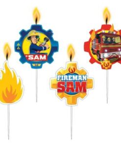 Kuchenkerzen Feuerwehrmann Sam Set 4 Stück