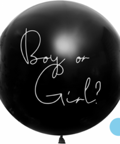 Latexballon Boy or Girl Blau 100 cm