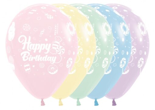 Latexballons Happy Birthday 1 Stück