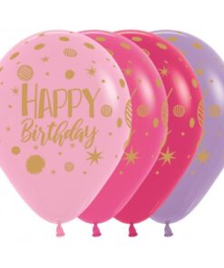 Latexballon Happy Birthday 1 Stück