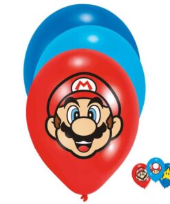Latexballons Super Mario Set 6 Ballons